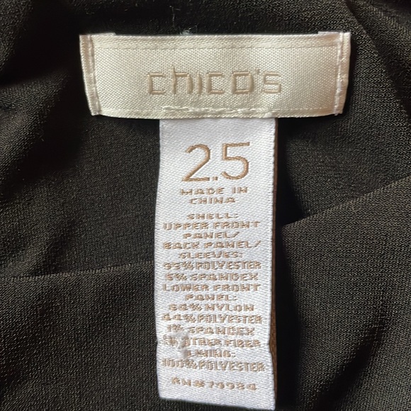 Chico’s Gold & Lace Festive Dress 2.5 - Picture 6 of 9